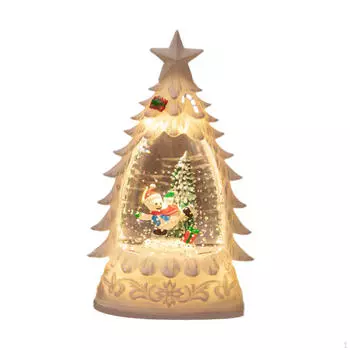 Светящийся снежный шар, украшение-фонарь, праздничный рождественский подарок, свадебный светящийся рождественский хрустальный шар