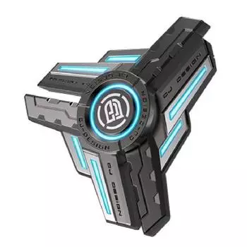Светящийся светодиодный спиннер Battleship Fidget Spinner Luxury R188 Hand Kidult Pop-It Pod, популярные корейские головоломки