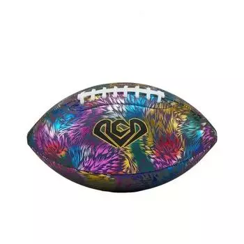 Светящийся светоотражающий регбийный ПУ стандартный игровой тренировочный мяч американский регби