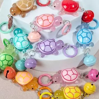 Светящийся в темноте брелок в виде черепахи для женщин, подвеска на сумку, симпатичный светящийся брелок в виде черепахи, брелок в виде животного, подарок девушке