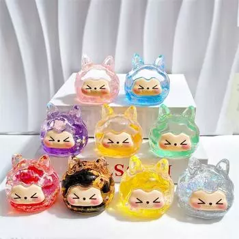 Светящийся зыбучий песок Кики Украшение Светящиеся в темноте Взрывные игрушки из бутылок с зыбучим песком Украшение чёрный