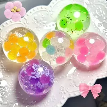 Свежая игрушка-зажим, фруктовая игрушка-мяч ручной работы, забавная игрушка-сжиматель, детские игрушки style E