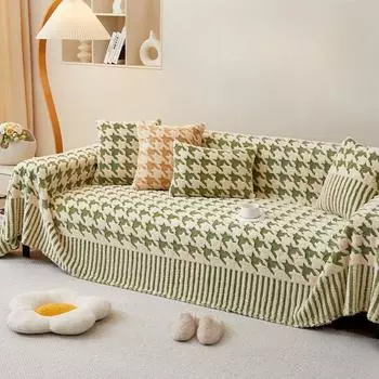 Свежее полотенце для дивана, легкое, роскошное, высококачественное, плюшевое, полностью покрытое, наборы покрывал, покрывало, ткань для дивана 180*180cm