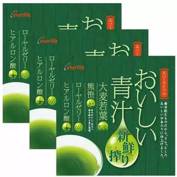 Свежевыжатый зеленый сок Everlife Delicious, 30 пакетов x 3 коробки