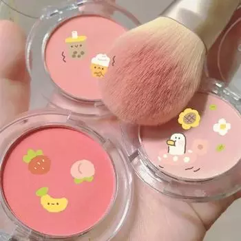 Свежие девушки, матовые блики, румяна, натуральные, водостойкие, стойкие, жизненные силы, подчеркивают контуры студентов 02#