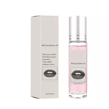 Свежие духи для парных свиданий, стойкие натуральные легкие духи, портативный роликовый флакон, усиление личного очарования, 10 мл белый