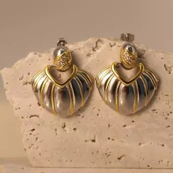 Свежие серьги бренда Mihmily в стиле ретро, полные моды