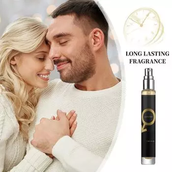 Свежий и натуральный парфюм-спрей Beautiful Girl s Charm для мужчин и женщин, излучающий очарование и повышающий уверенность, 10 мл чёрный