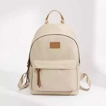 Свежий рюкзак со школьным рюкзаком Wind Backpack женский простой большой емкости школьная сумка чёрный