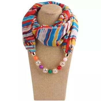 Свежий шарф-ожерелье, маленький шарф для шеи, солнце, шифоновый мягкий шарф One Size