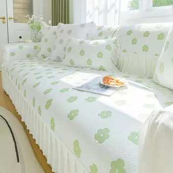 Свежий стиль Ins Ice Silk, крутая подушка для дивана, охлаждающий коврик для лета, нескользящий летний спальный коврик, подушка, чехол для дивана 70X70