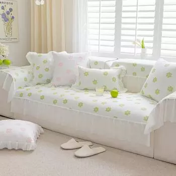 Свежий стиль Ins Ice Silk, крутая подушка для дивана, охлаждающий коврик для лета, нескользящий летний спальный коврик, подушка, чехол для дивана 60*60cm