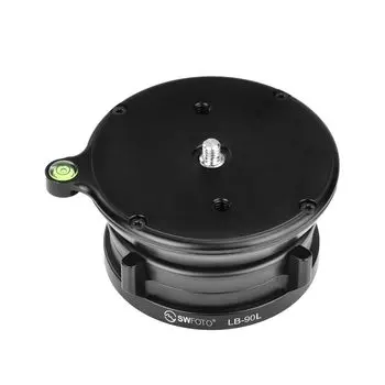 SWFOTO Выравнивающее основание с низким центром тяжести Головка из алюминиевого сплава Максимальная нагрузка 25 кг LB-90L чёрный