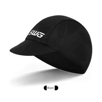 SWG Spring and Summer Bicycle Riding Cap Men s and Women s Road Mountain Bicycle Fixture Breathable Sun-Proof Small Cloth Cap Black One size