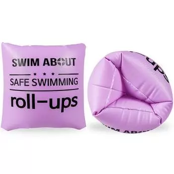 SwimAbout Roll Up Ring Tube, фиолетовый, 2 шт., корейские водные развлечения