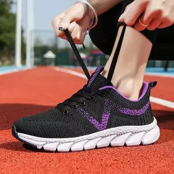 Swiming Sneakers Sneakers Runers Non-Casual Leather Shoes Calcados Women s Shoes Summer 2024 Trend Net Tennis Female Air Tennis 35 черный белый