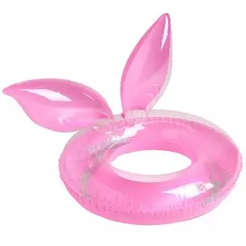Swimming Childrens Ring Cartoon Sequin Rabbit Ears Pvc Thickened Inflatable NO.70(20-40KG)