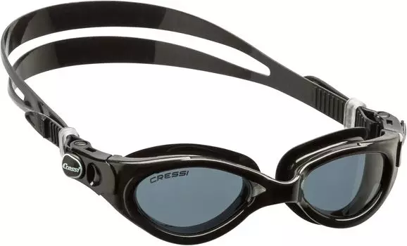 Swimming Goggles LADY SMOKED Can also be used in open water with UV scratch and shatterproof treatment DE202950 [Cressy] Women s [FLASH LENS]