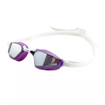 Swimming Goggles with Cushion Racing Goggles WA Approved Model PAFAB LPRSL [SWANS] SR-72M (Purple/FF/Men s, Lady s, Jr)