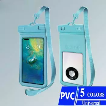 Сумки для плавания, прозрачный водонепроницаемый чехол, универсальный чехол для мобильного телефона из ПВХ, аксессуары для подводной фотосъемки Case & Strap