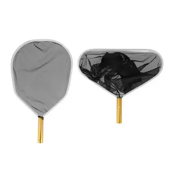 Swimming Pool Net Heavy Duty Pool Cleaning Net Deep Shallow Water Net Aluminum Frame Pool Leaf Net