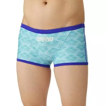 Swimsuit Training Spats Emerald x Purple S [Arena] (Short Leg) (EMPP)