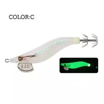 Свинцовое грузило, деревянные приманки для креветок, джиги, приманка для осьминога, 2023, крючок для кальмара, реалистичный 1.8-C