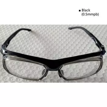 Свинцовые очки с боковой защитой от гамма-излучения, защита от ионизирующего излучения 0,5/0,75 мм свинца, очки спортивного типа