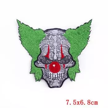 Свирепо/Мышечное Животное Патч Медведь/Обезьяна Вышивка Патч Панк Термонаклейки Для Одежды Термоадгезивные Патчи На Одежду