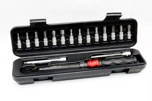 SwishTi Preset Torque Wrench Set Drive Angle Bicycle Header с битой Torx 1-25 НМ 6,35 мм (1/4 дюйма) [Продукт]