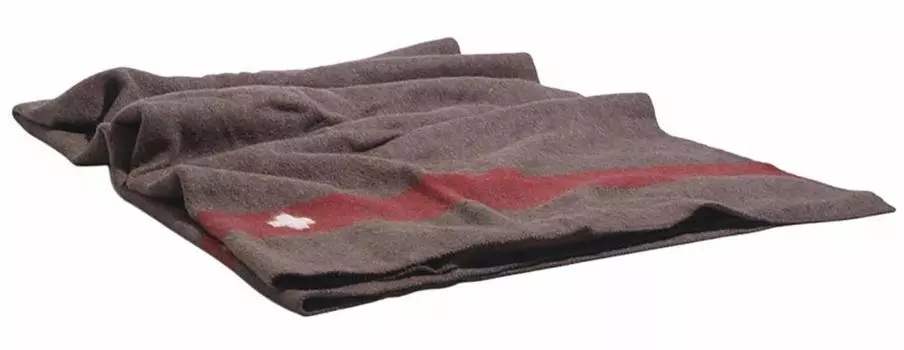Swiss Army Wool Blanket WOOL Initial Engraved Exquisite Reprint Edition 100%