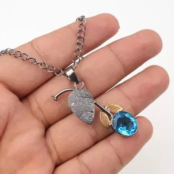 Swiss Blue Topaz Gemstone 925 Sterling Silver Pendant Jewelry Anniversary Gift PP-55-4