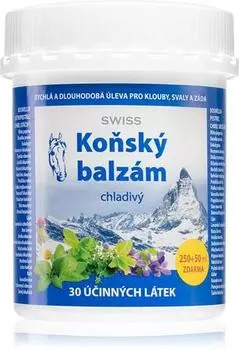 Swiss Horse Balm Прохладный освежающий бальзам TU прозрачный