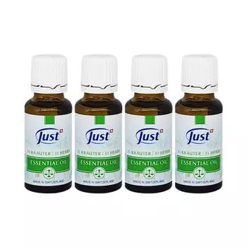 Swiss Just 31 Herb Oil, 20 мл, набор из 4 шт.