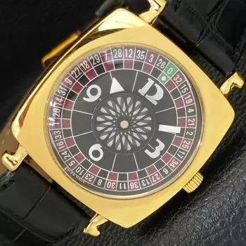 SWISS MENS HAND-WINDING ART DECO REFURBISHED BLACK COLOR DIAL WATCH a431278-2 R106-a431278