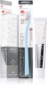 Swissdent Gentle Combo Pack kit dents parfaitement nettoyes Mint TU прозрачный
