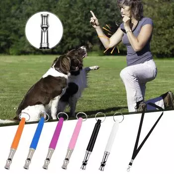 Свисток для дрессировки домашних животных, характерная память для вызова домашнего животного, свисток для собаки, чтобы прекратить лай, профессиональный регулируемый свисток для дрессировки собак One Size