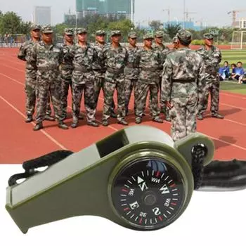 Свисток для выживания, надежный, 3 в 1, акриловый, многофункциональный, аварийное снаряжение для походов