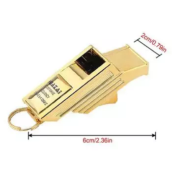 Свисток для выживания Портативный сверхгромкий спортивный свисток с веревочной капой Аварийный свисток для судейских соревнований Тренировки