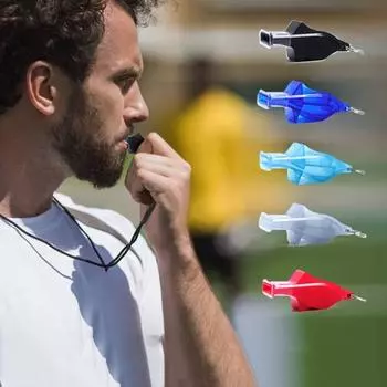 Свисток судьи-дельфина с ремешком на руку, коробка для хранения с громким звуком, портативные свистки для тренировок на открытом воздухе, выживания, футбола, баскетбола, спорта серый