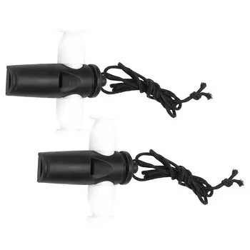 Свисток-свисток Samba, музыкальный инструмент, игрушечный набор из 2 штук ABS с нейлоновой веревкой Свисток-свисток Samba, музыкальный инструмент, игрушечный свисток с веревкой