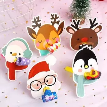 Свисток в рождественском стиле «Дракон» с длинным носом, детские забавные игрушки, реквизит для выдувания