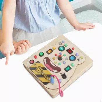Switch Busy Board Игрушки для активного отдыха Дошкольное раннее образовательное детское дорожное приспособление для мальчиков