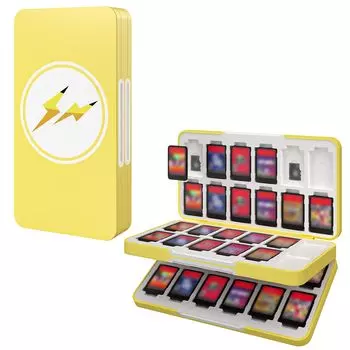 Switch Soft вмещает 48 мягких карт MicroSD одновременно. Кейс для хранения карт ATiC, совместимый с органическими картами EL Game Card Storage. Коллекция карт памяти. Легко