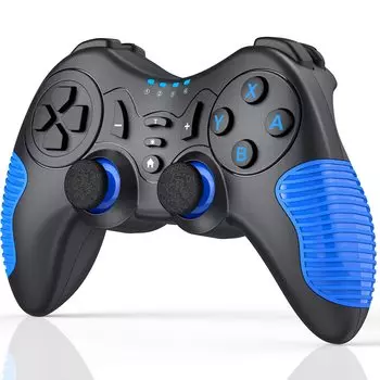 Switch Wake Rapid Fire Switch, оснащенный гироскопом Switch Controller Pro Controller, совместимый с Nintendo Blue Upgraded Version Controller, вверх,