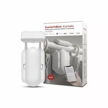 SwitchBot «Работает с Alexa Certified» Умный дом для штор, совместимый с Alexa - Google Home IFTTT Siri LINE Clova Автоматическое открытие/закрытие Пульт дистанционного управления