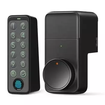 SwitchBot Smart Lock Pro ПИН-код для аутентификации по отпечаткам пальцев - SwitchBot Key Smart Key Автоматическая блокировка дверного замка Входной умный дом Совместимость с Alexa Go
