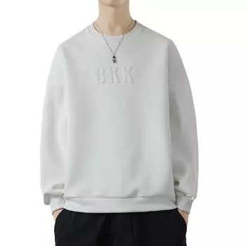 Свитер большого размера, мужская футболка, мужская повседневная свободная модная однотонная нижняя рубашка, одежда 8XL