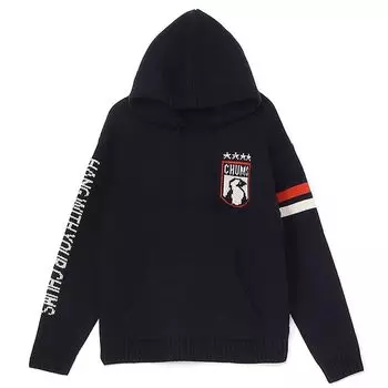 Свитер College Knit Hoodie Navy [Chums] Мужской тёмно-синий