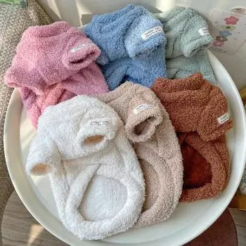 Свитер для маленьких собак, зимний теплый однотонный свитер для маленьких и средних собак, одежда для щенков таксы, товары для собак Taddy S